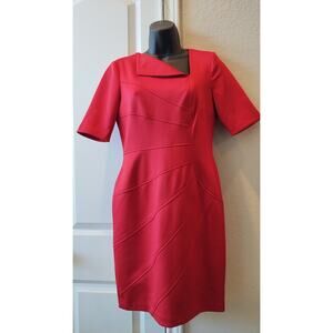 London Times Red Dress women’s Size 8 Petite